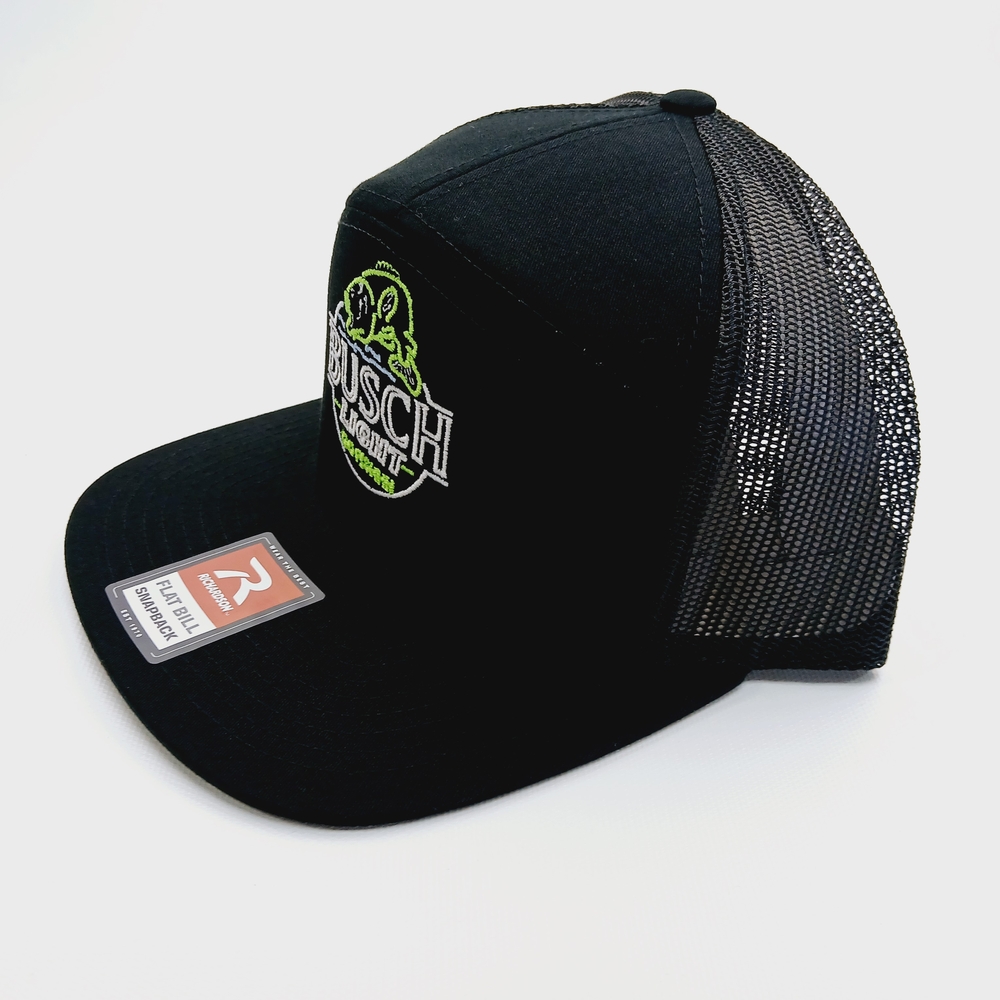 Busch Light Go Fish 7 Panel Snapback Hat - Picture 3 of 4